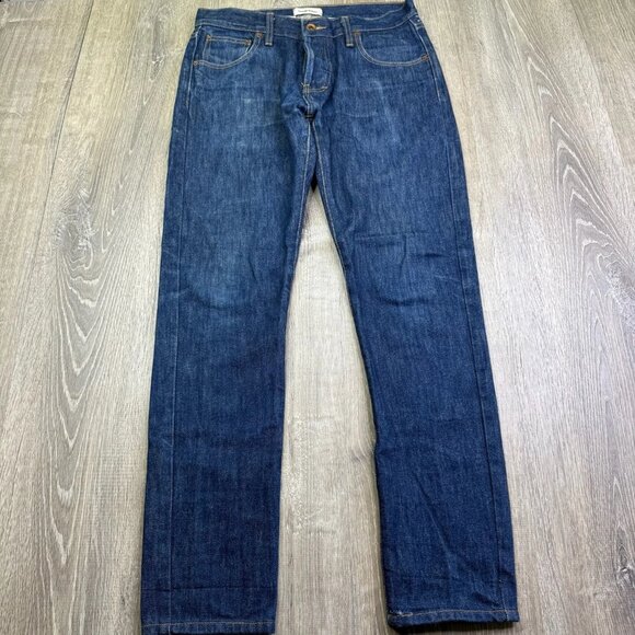Taylor Stitch Mens Blue Bername Slim Straight Leg USA Made Regular Jeans Size 30 - Picture 1 of 16